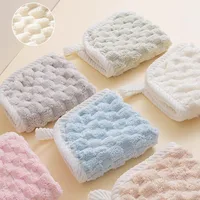 Hand Towel Lovely Cloud Pattern Super Absorbent Hand Towel with Cloud Lattice Pattern for Bathroom Decoration for Daily Use 4