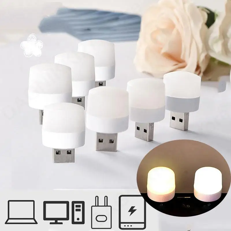 

Маленькие лампы для книг с USB-разъемом, настольное освещение для чтения с питанием от мобильного компьютера, V27