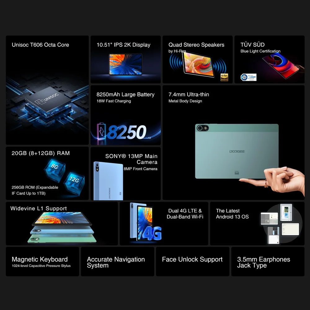 Рисунок 2 - Новый планшет DOOGEE T10 Plus