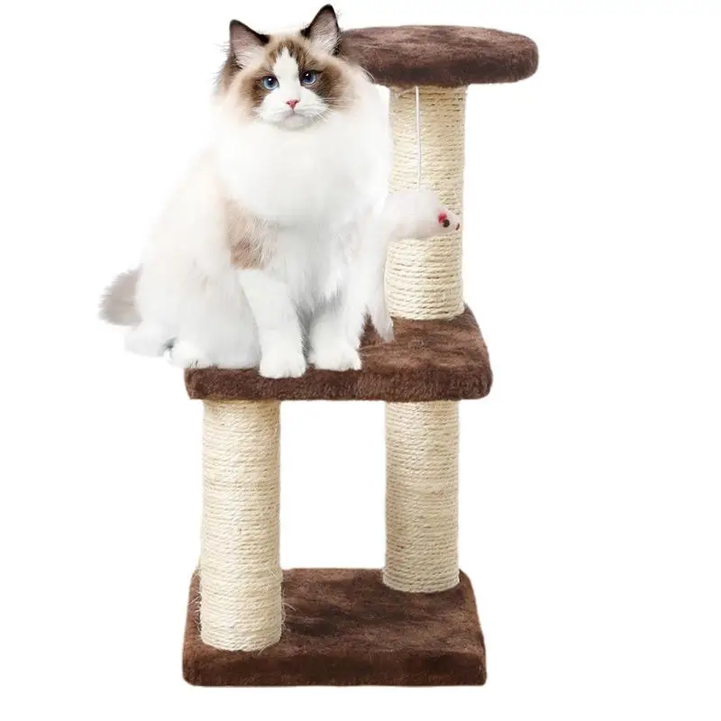 

Modern Cat Tree Modern Cat Tower Cat Stand No Crumb Catching Cat Lying Down And Resting Stable Square Base For Cat And Kitten