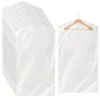 90pcs Clear Plastic Dry Cleaner Bags, 35.4 Inches, Dust-Proof Garment Covers w/ Secure Closure for Hanging Clothes & Storage 1