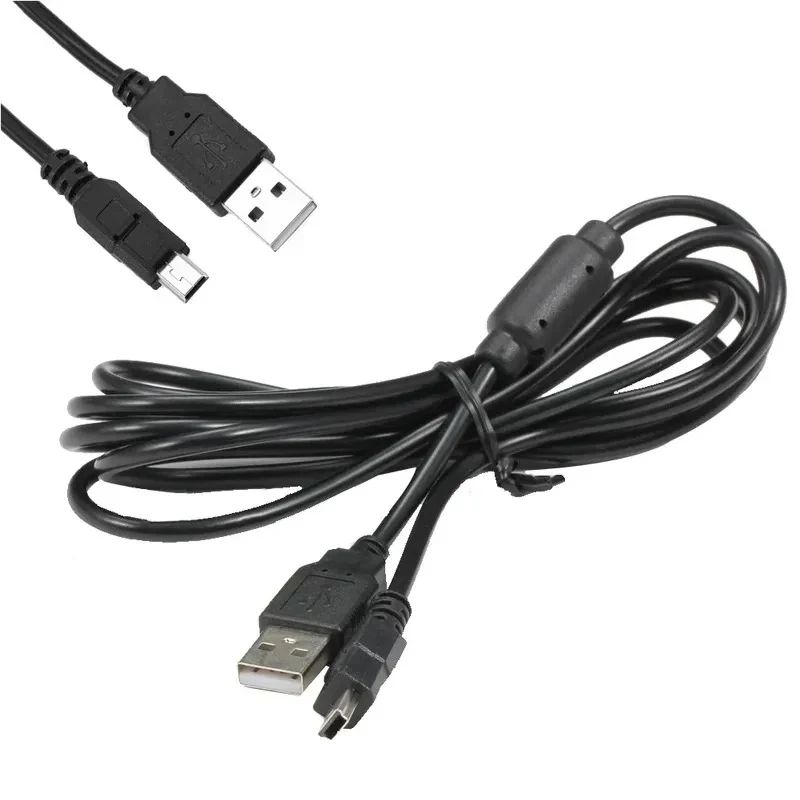 플레이스테이션 3용 1.8M USB 충전 케이블,  PS3 무선 게임 콘솔 컨트롤러용 충전 코드, 마그네틱 링 포함