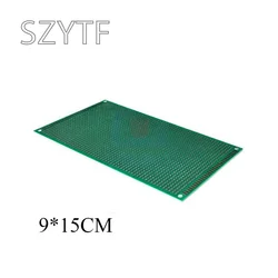Green PCB Dual Panel Board Universal Prototype Kit - Various Sizes (9X15CM)