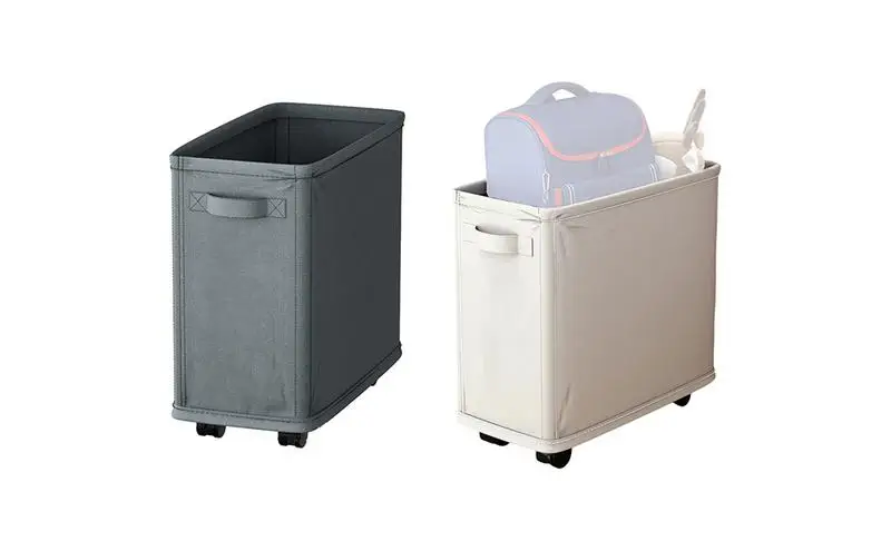 

Rolling Laundry Basket Dirty Clothes Basket Portable Household Storage Box Laundry Hamper foldable Waterproof Basket with Stand