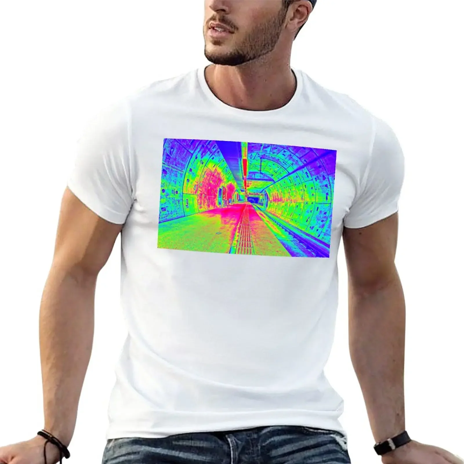 

Thermal Tunnel T-Shirt customs sweat shirts summer top mens plain t shirts