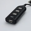 High Speed Universal USB Hub 4 Port USB 2.0 Hub with Cable Mini Hub Socket Pattern Splitter Cable Adapter for Laptop PC J17 3