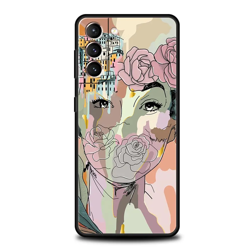 Paris Blue Butterfly & Flower Design Phone Case