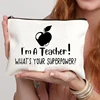 lipstick bag Travel Makeup Bag Makeup Bag BagsWomen School Teacher Gift Cosmetic Bag pouch wallet Portable Organizer Pouch Bag 5
