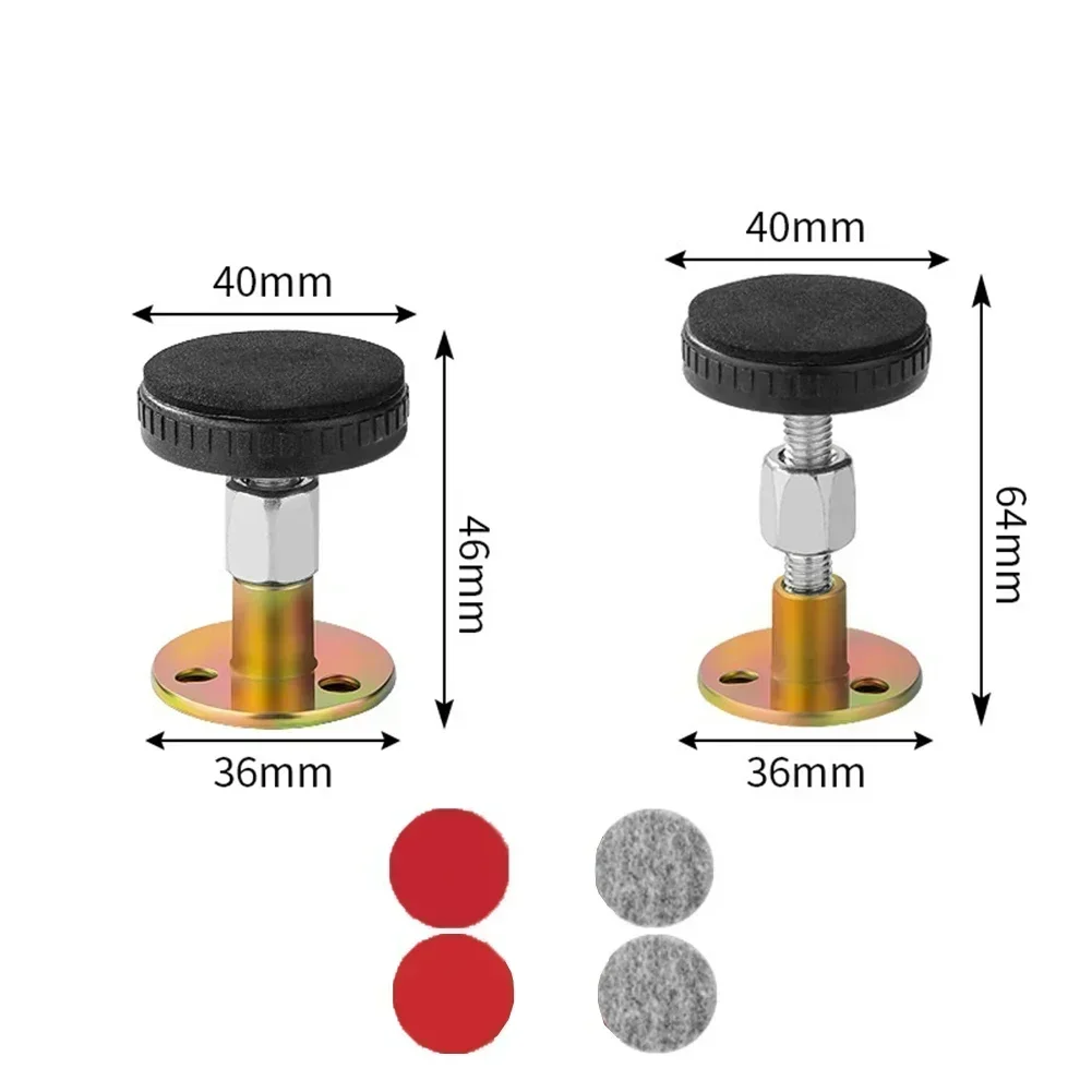 2PCS Bed Frame Anti-Shake Tool Headboard Stoppers Adjustable Support Hardware Fasteners Self-adhesive Headboard Stabilizer