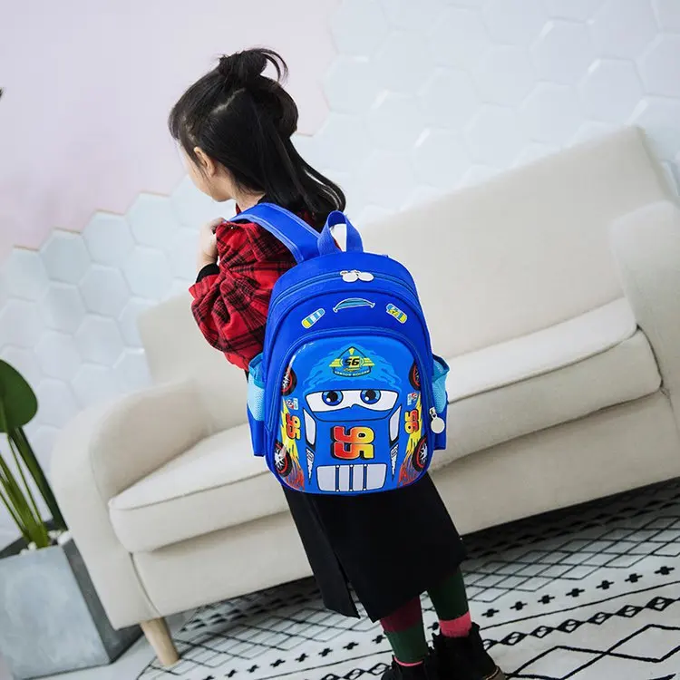 Disney boys cars Cartoon boys bag School children kindergarten backpack boy book bag 3-6 years old 3