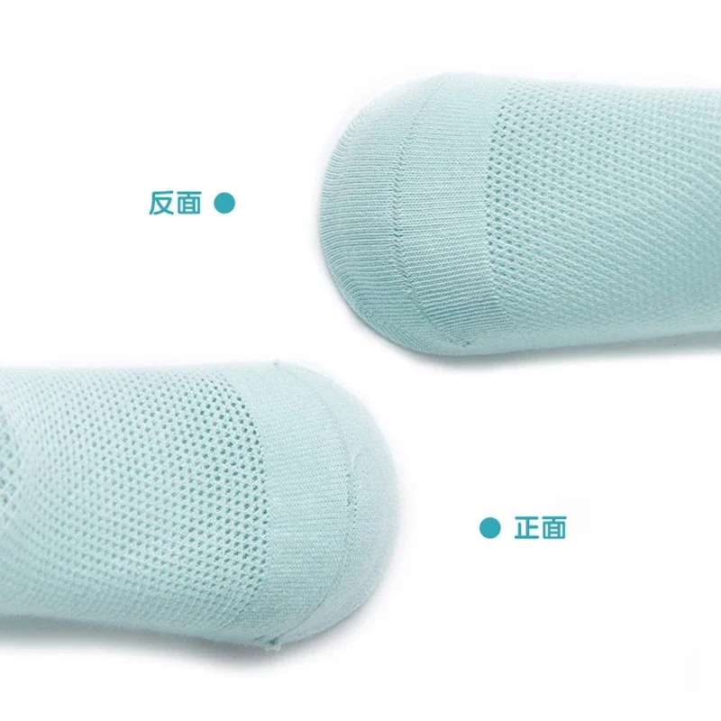 3Pairs/set Baby Thin Mesh Cotton White Pink Ankle Short Sock for Toddler Kids Boys Girls Breathable Soft Stretch Accessories