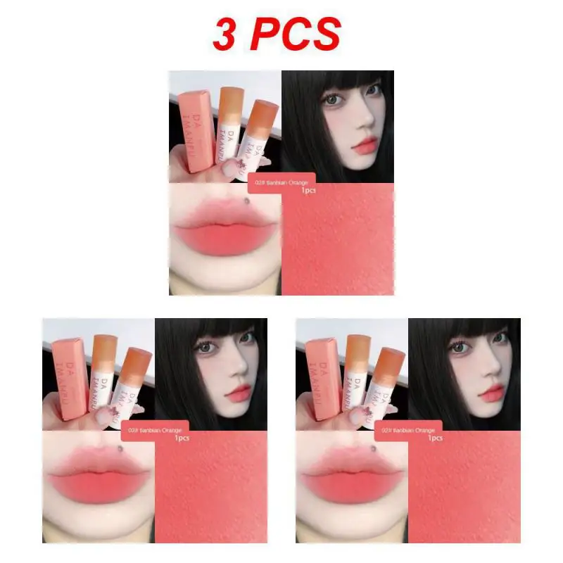 thumbnail image 1 of 1~5PCS Cosmetics Lip Glaze Parity Not Easy To Fade Moisturizing Multi-color Comfortable Gradient Beauty And Health Students, 1 of 5