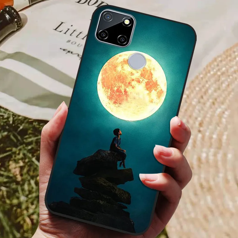Premium Silicone Back Cover – Artistic Design for Enhanced Grip and Protection