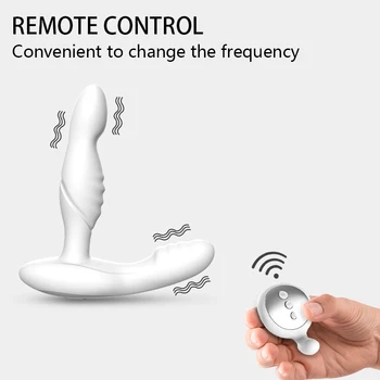 JEUSN Male Prostate Anal Plug Vibrator Sex Toy For Man Gay Anal Toy Wireless Wearable Silicone Heated Masturbator Massager 6