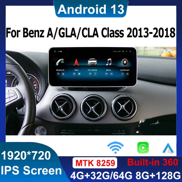 Android Autoradio Apple Carplay GPS 10.25 Ecran pour Benz A GLA CLA W176  C117