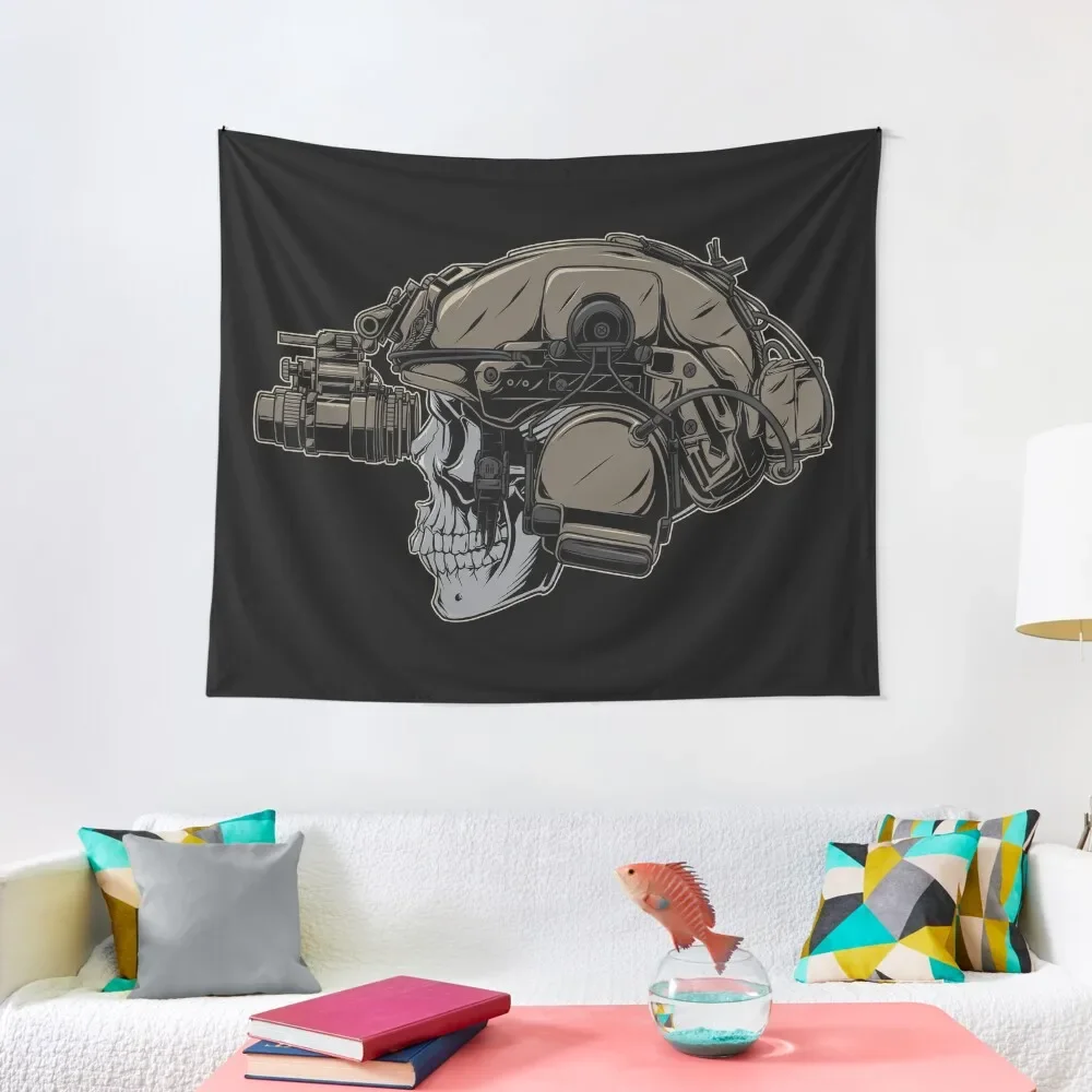 

soldier skull Tapestry Decoration For Bedroom Wall Coverings Bathroom Decor Tapestry