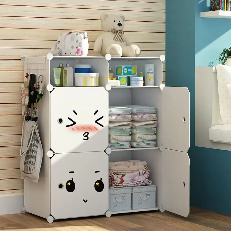 Children Cabinet Clothes Baby Closet Dresser Storage Wardrobe Montessori Playful Organizer Wardrobes kids furniture Sale Price
