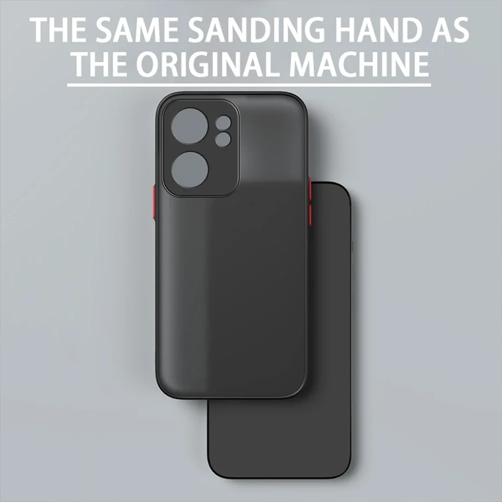 Shockproof Armor Matte Case with Clear Hard Back Cover and Soft TPU Frame