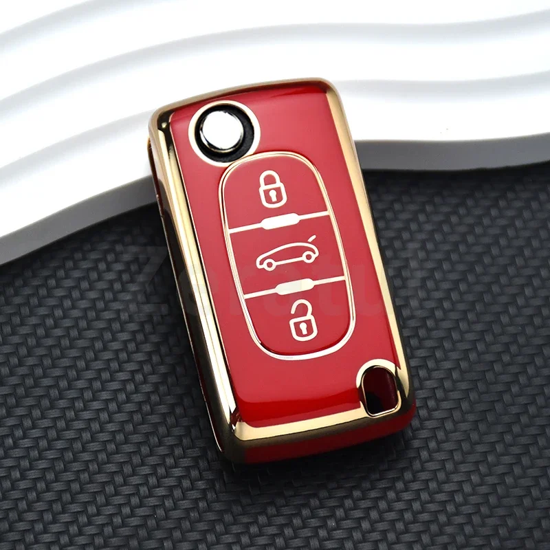 Advanced TPU Flip Remote Car Key Case Cover and Protector