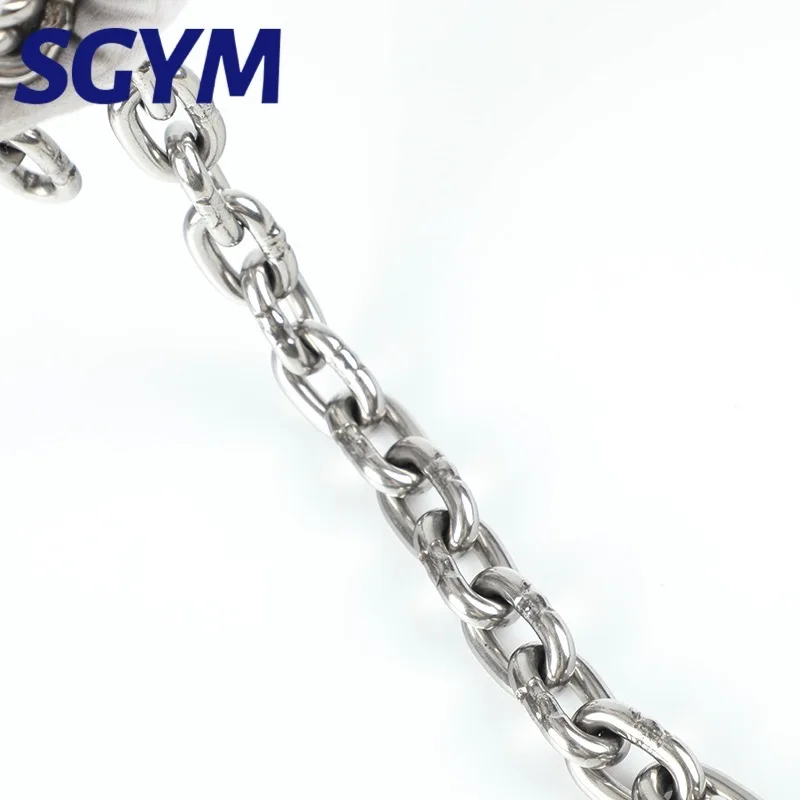 304 Stainless Steel Chain 3/3.5/4/5/6/8/10mm Diameter Hanging Chain Gourd Lifting Heavy Duty Welded Binding