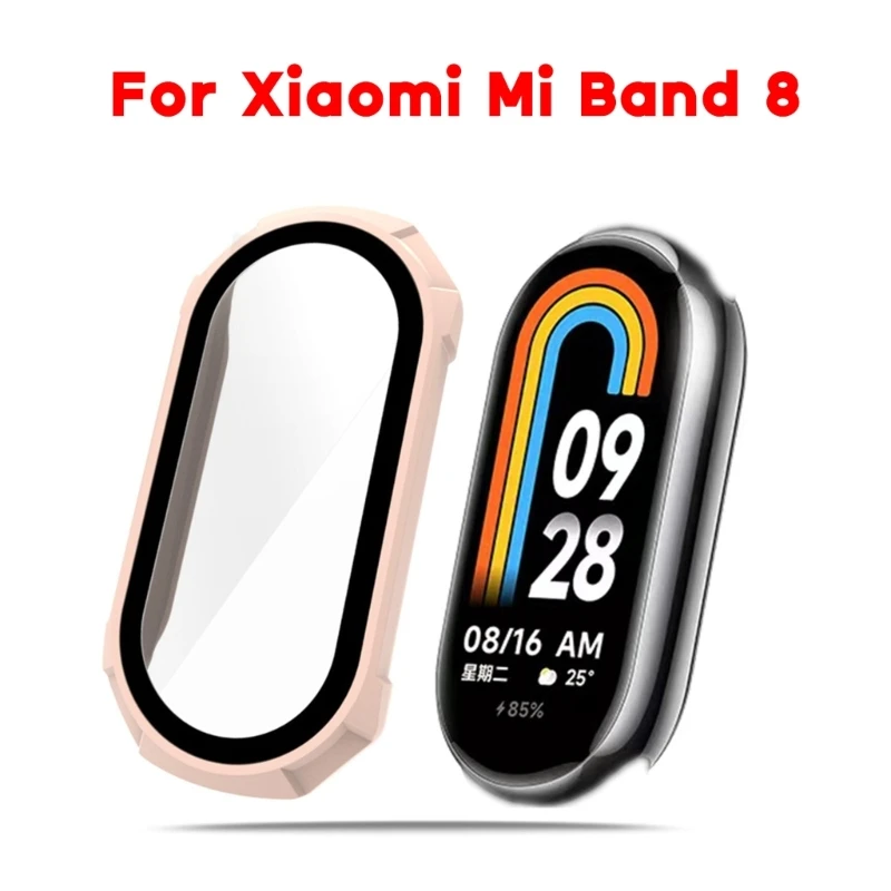 

Чехол для Mi-Band 8 Водонепроницаемый чехол для экрана и часов с защитой от царапин Бампер-рукав Y3ND