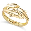 KAYMEN Luxury Dolphins Cuff Bracelet Animal Bangle for Women Fashion Statement Alloy Bangle Jewelry Accessory 2