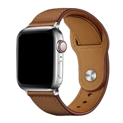 Premium Leather Watch Band for Men and Women - Elegant and Stylish (3 light brown)