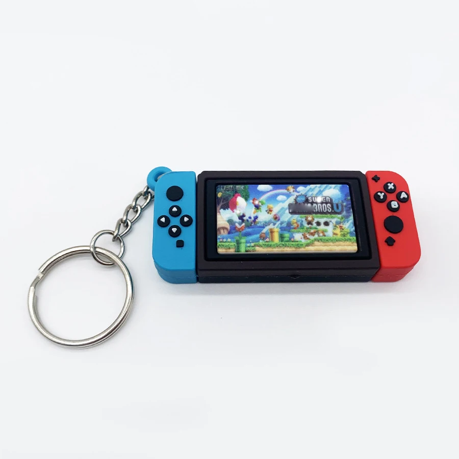 Game Machine Keychains For Switch NS Keyring Charm Bag Pendant