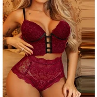 Ensemble de soutien-gorge sans couture pour femmes, string Sexy, culotte taille haute, sans fil, Bralette, Lingerie, brassière en dentelle, ensemble de sous-vêtements féminins, 2026 3