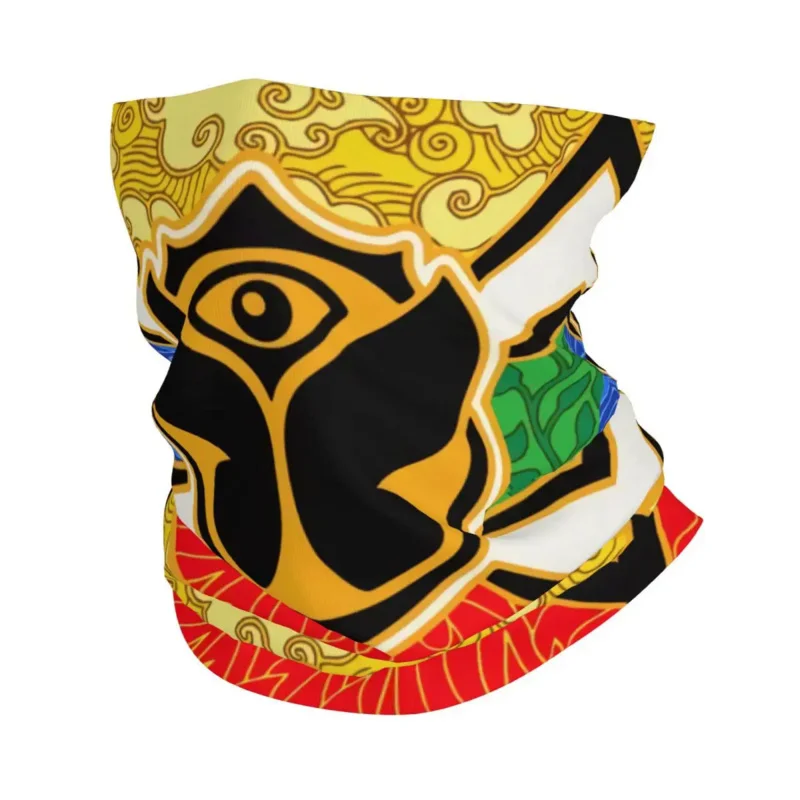 

Tomorrowland Party Winter Headband Neck Warmer Women Men Hiking Running Tube Scarf Electronic Dance Festival Face Bandana Gaiter