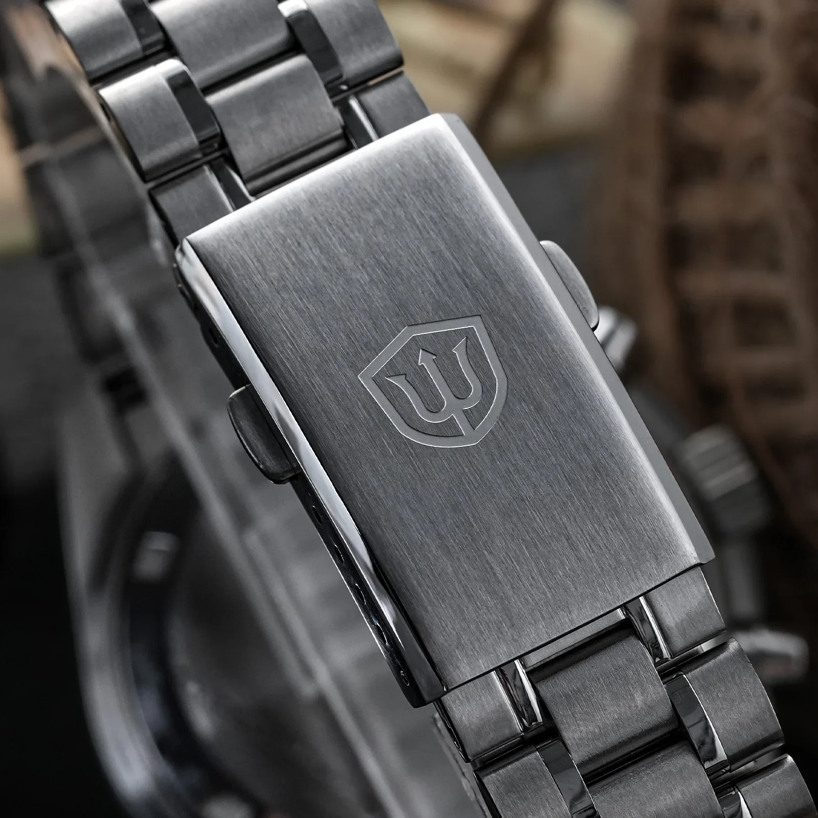 Watchdives WD1863 39mm Watch VK63 Quartz Chronograph Movement