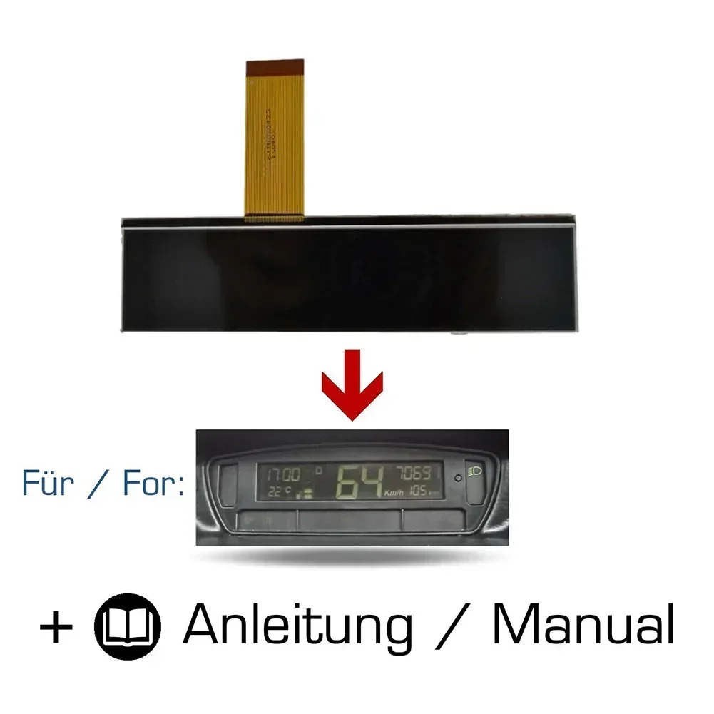 LCD Display Bildschirm Tacho Cluster Für Microcar MC1/MC2/M.Go Und Ligier X-Too JS28 Instrument Display Bildschirm Auto Zubehör
