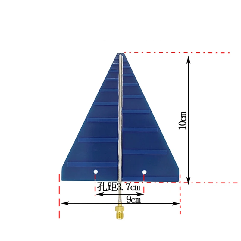 UWB Antenna log-periodic antenna 1575MHz 2.4GHz 5.8GHz image transmission broadband antenna