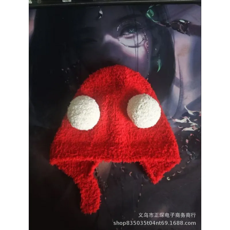 Big ball bag head cap red