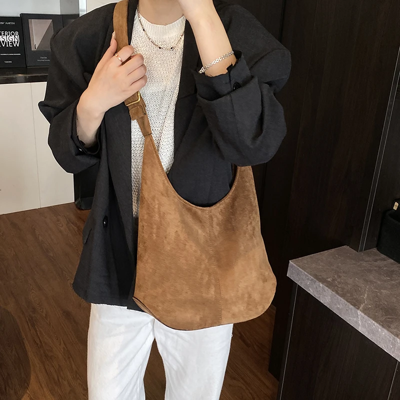 Women's High Capacity Pu Leather Shoulder Bag 2026 Winter New Fashion Retro Hobo Bag Luxury Brand Designer Handbags and Purses