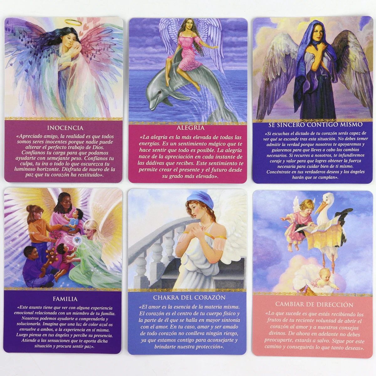 Angel Oracle Cards Spanish Version Daily Guidance From Your Angels 365 Angelic Messages to Soothe Heal and Open Your Heart