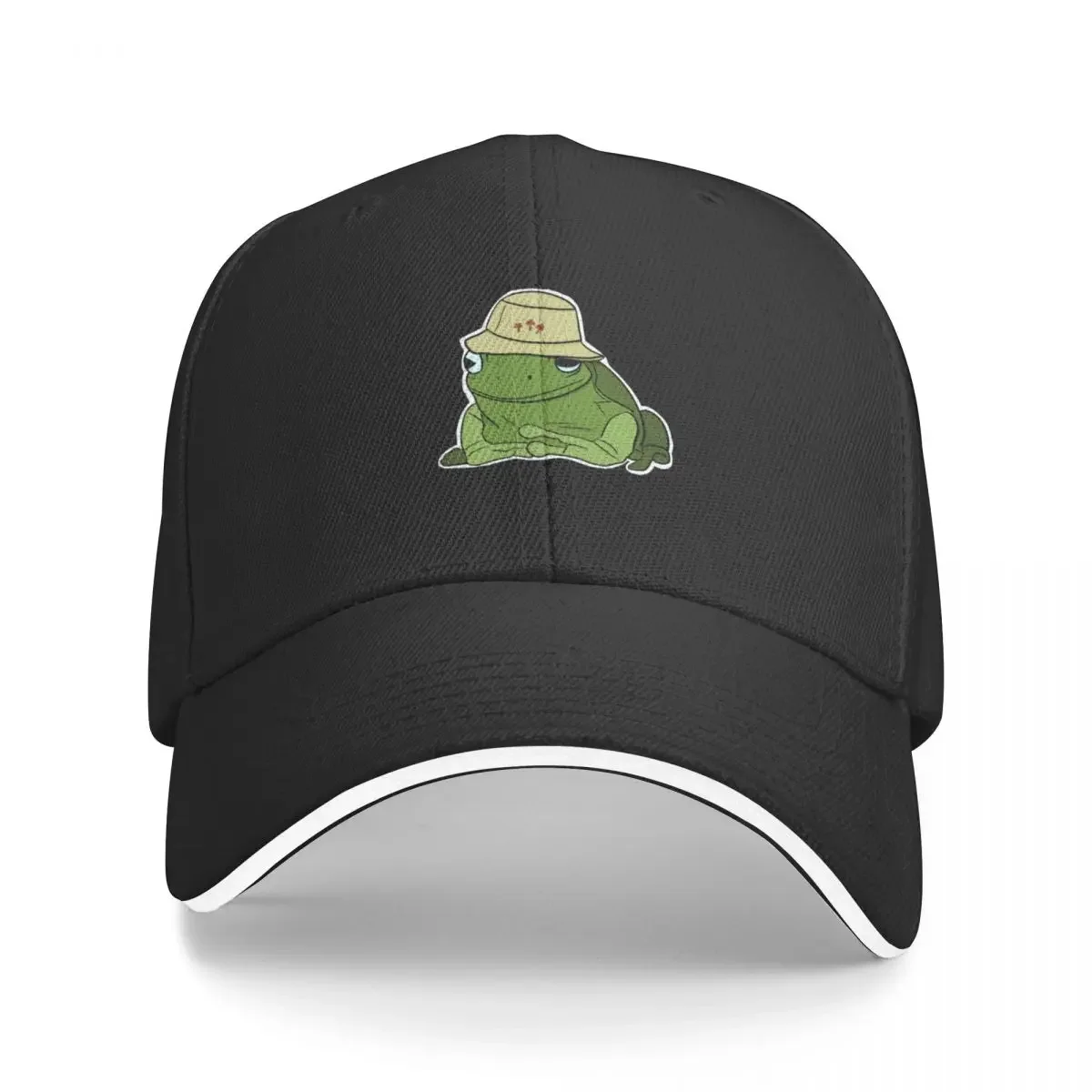 

Frog with a Mushroom Baseball Cap foam party Hat sun hat derby hat Kids Hats Man Women's