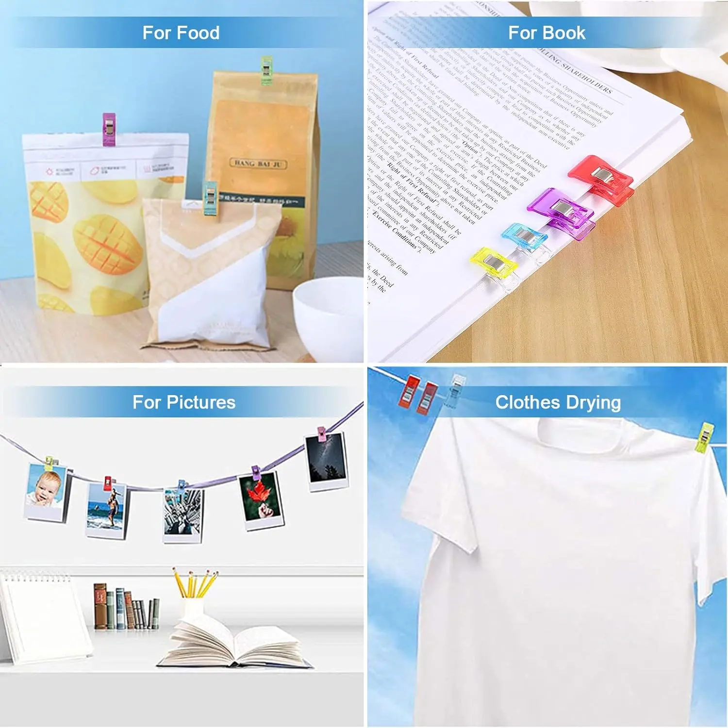 Plastic Sewing Clothes Clips
