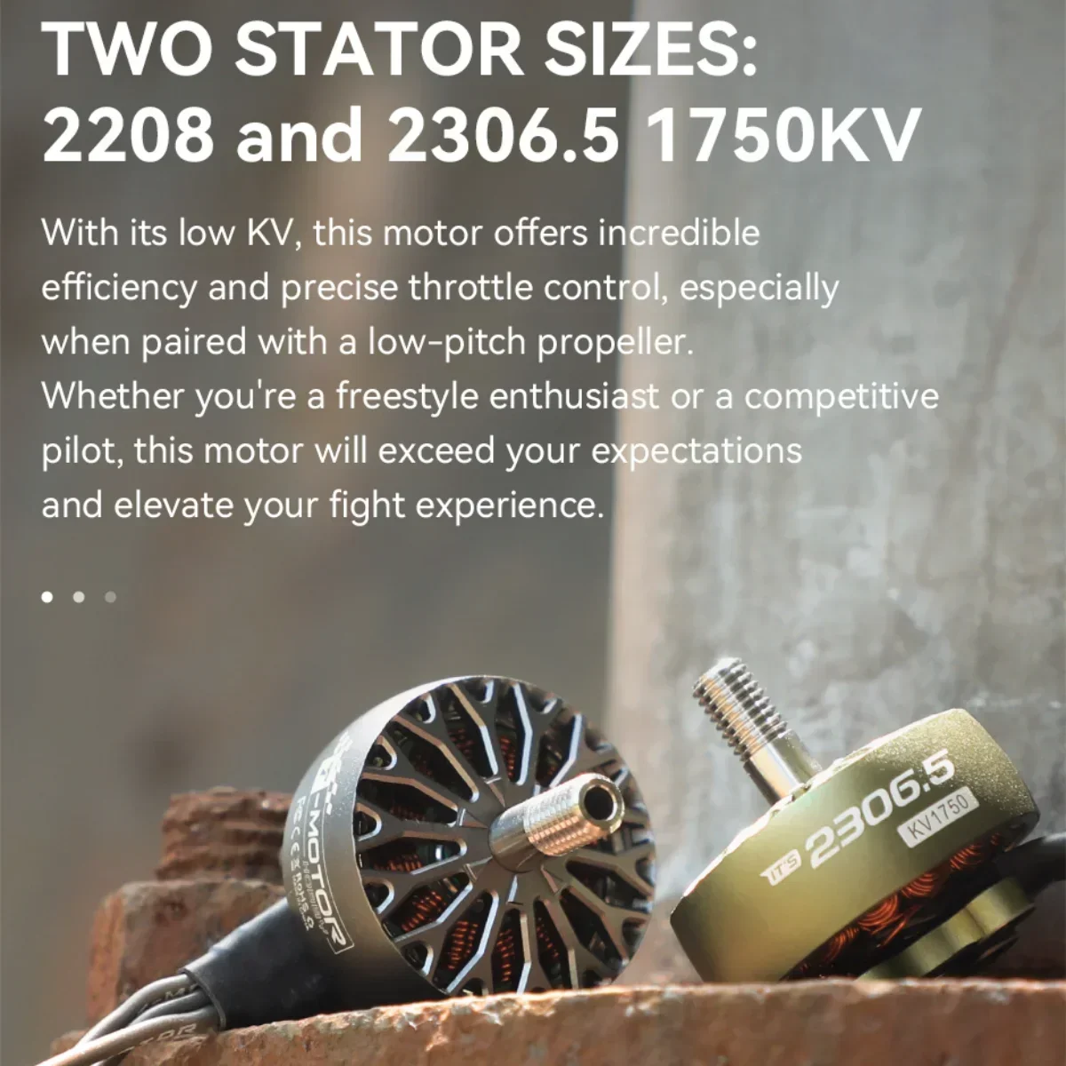 T-MOTOR T-HOBBY ITS 2306.5 / ITS 2208 Brushless Motor FPV Drone Motors KV1750 6S Voltage For Freestyle Motor RC Drone DIY Parts thumbnail 2