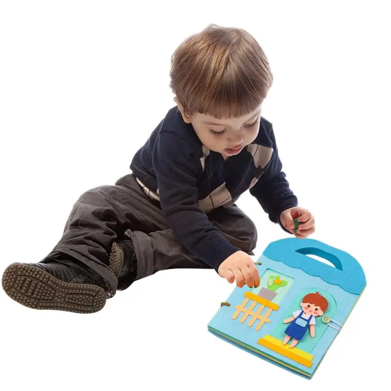 

Soft Activity Books Montessori Book For Early Educational Travel Toys Cloth Book Fabric Book Early Educational Cloth Books For