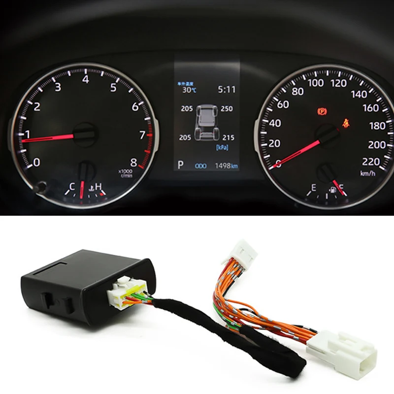 도요타 Rav4 2019-2022 Xa50 스마트 자동차 TPMS 타이어 압력 모니터링..