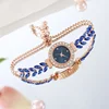 Vintage Elegant Baroque Rhinestone Quartz Women's Watch Sparkling Crystal Classic Design Perfect Accessory for Daily Wear 6