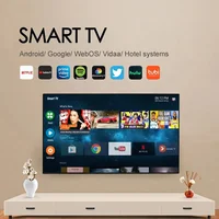 Téléviseur intelligent Android 4K UHD WiFi LCD de 75 pouces et 65 pouces 4