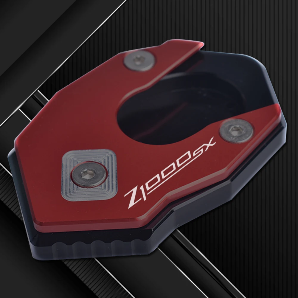 

For Kawasaki Z1000 SX 2011-2019 z1000sx Motorcycle CNC Kickstand Foot Side Stand Extension Pad Support Plate