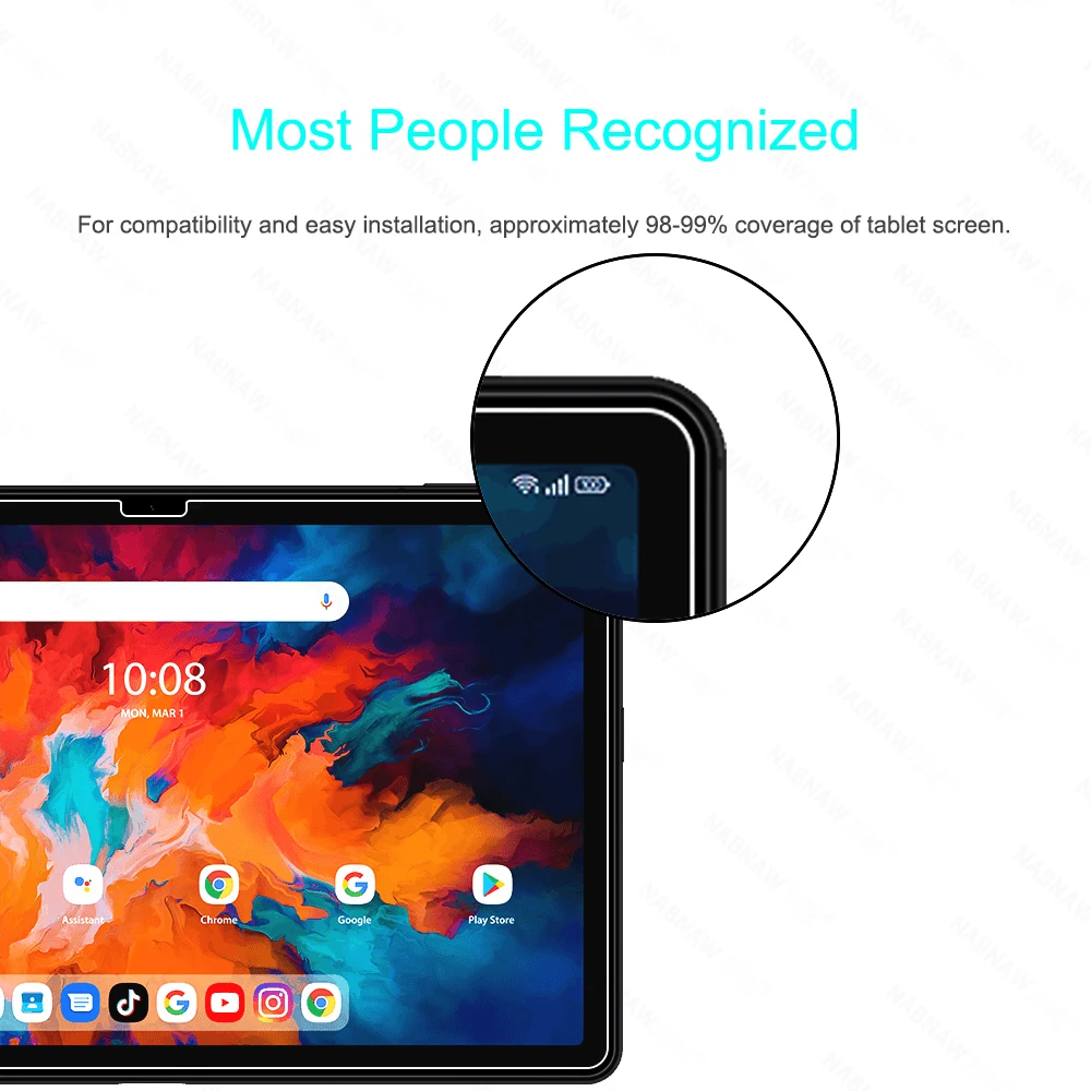 2 Pieces Scratch Proof HD Screen Protector Tempered Glass For UMIDIGI A13 A11 4G G1 G3 Tab 10.1 10.4 10.5-inch Protective Film 3