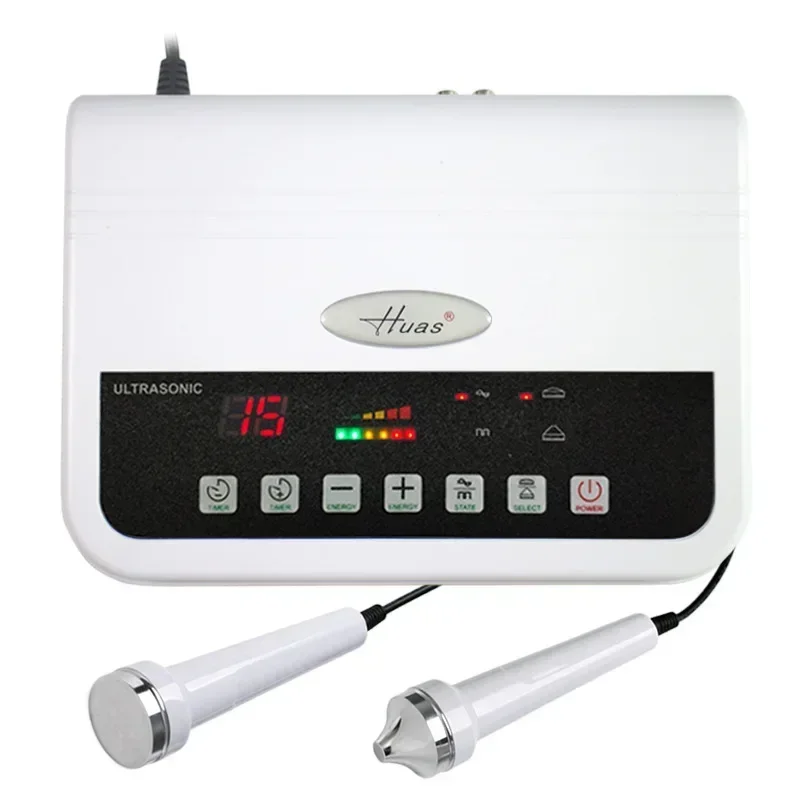 HUAS H3235 High Frequency 2 in 1 Ultrasonic Facial Massager Firming Anti-aging Wrinkle Removal Beauty Salon Skin Care Machine
