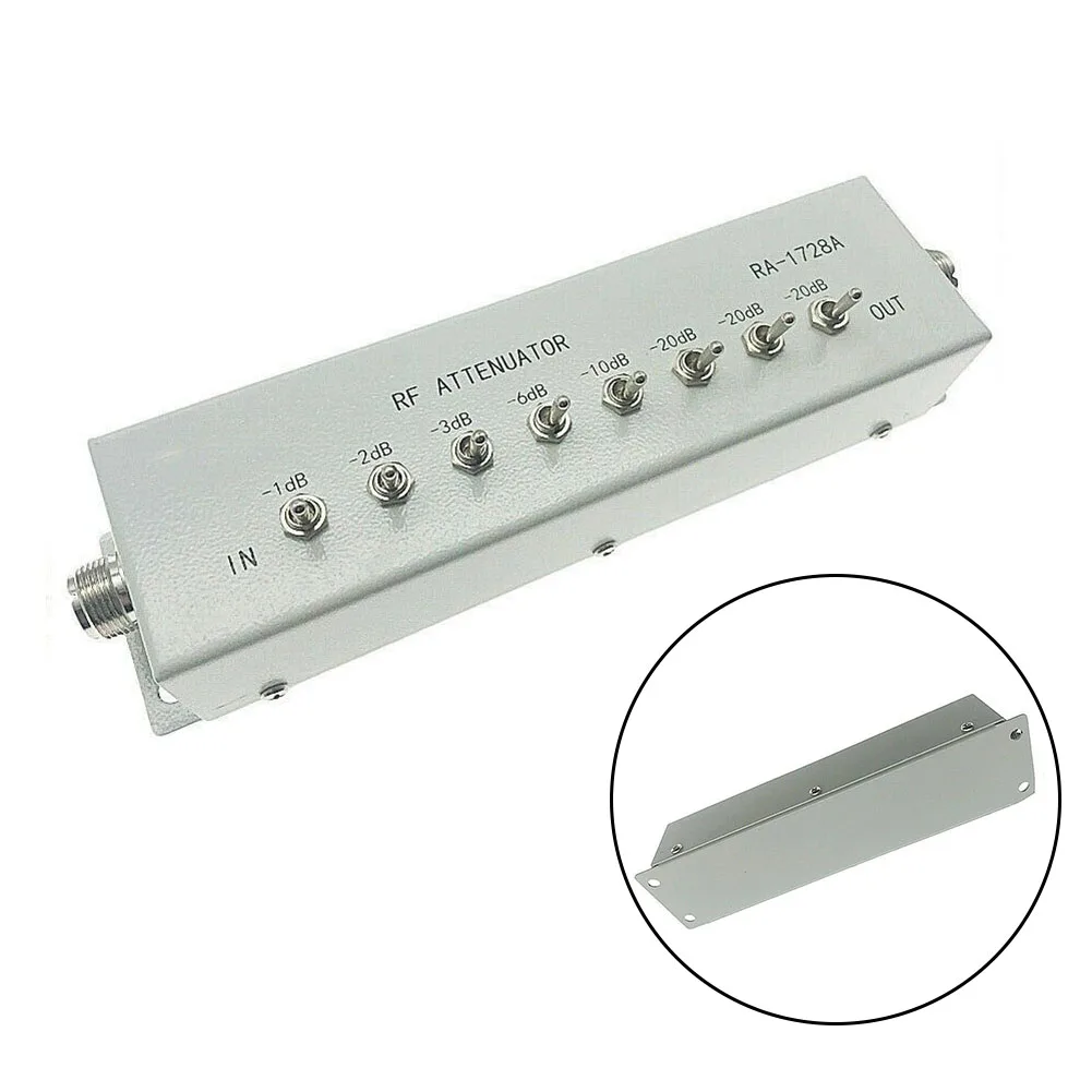 아마추어 무선 송신기용 가변 스텝 감쇠기, 고주파 금속 감쇠기, 견고한 디자인, 0 82DB, 50 OHM