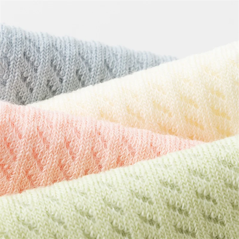 Newborn Socks 3 Pairs/lot For Girl Boy 0-5 Yrs Summer Thin Cotton Mesh Infant Baby Boneless Short Sock Cute Clothing Accessories baby socks