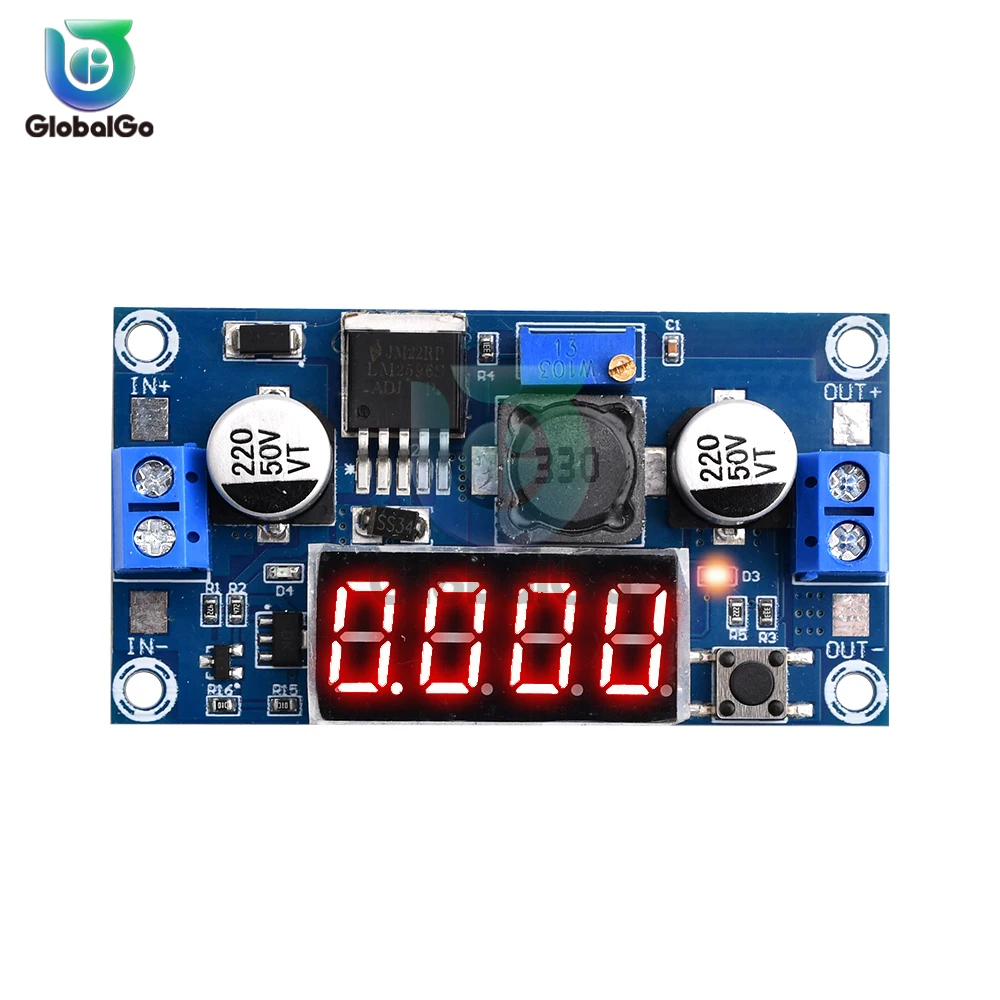 

LM2596S DC-DC Step-down Power Supply Module Regulator 3A Adjustable Step-down Module With LED Voltage Current Digital Display