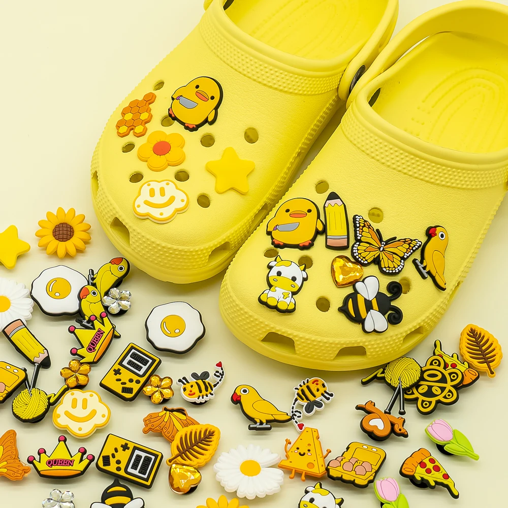 Yellow Crocs Design Yellow Crocs Design Custom Made, Hand Painted Yellow Crocs Can Be